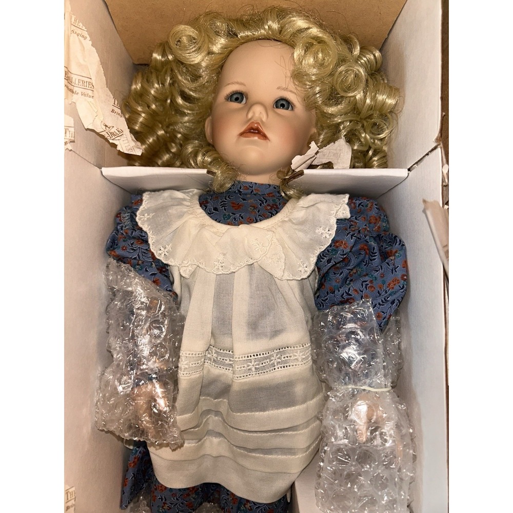 1995 Ashton Drake Hilary Dianna Effner 15" Porcelain Doll COA Box Accessories